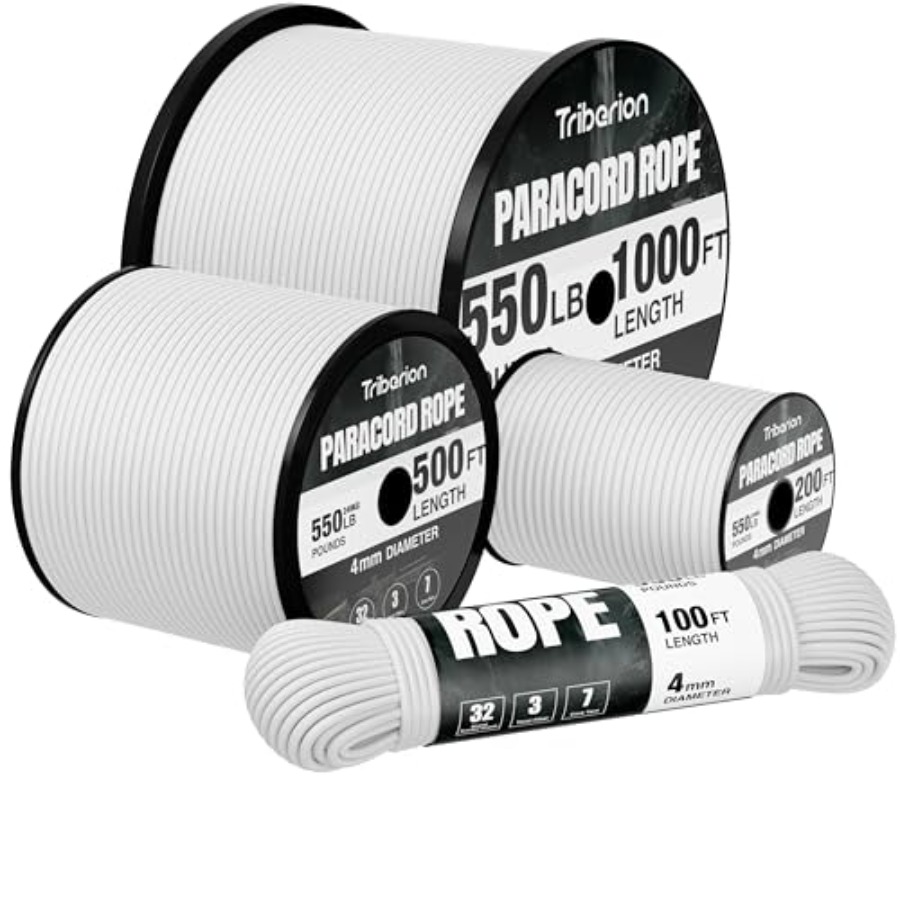 Paracord 550 Feet - Paracord Rope 550 lb - 50
