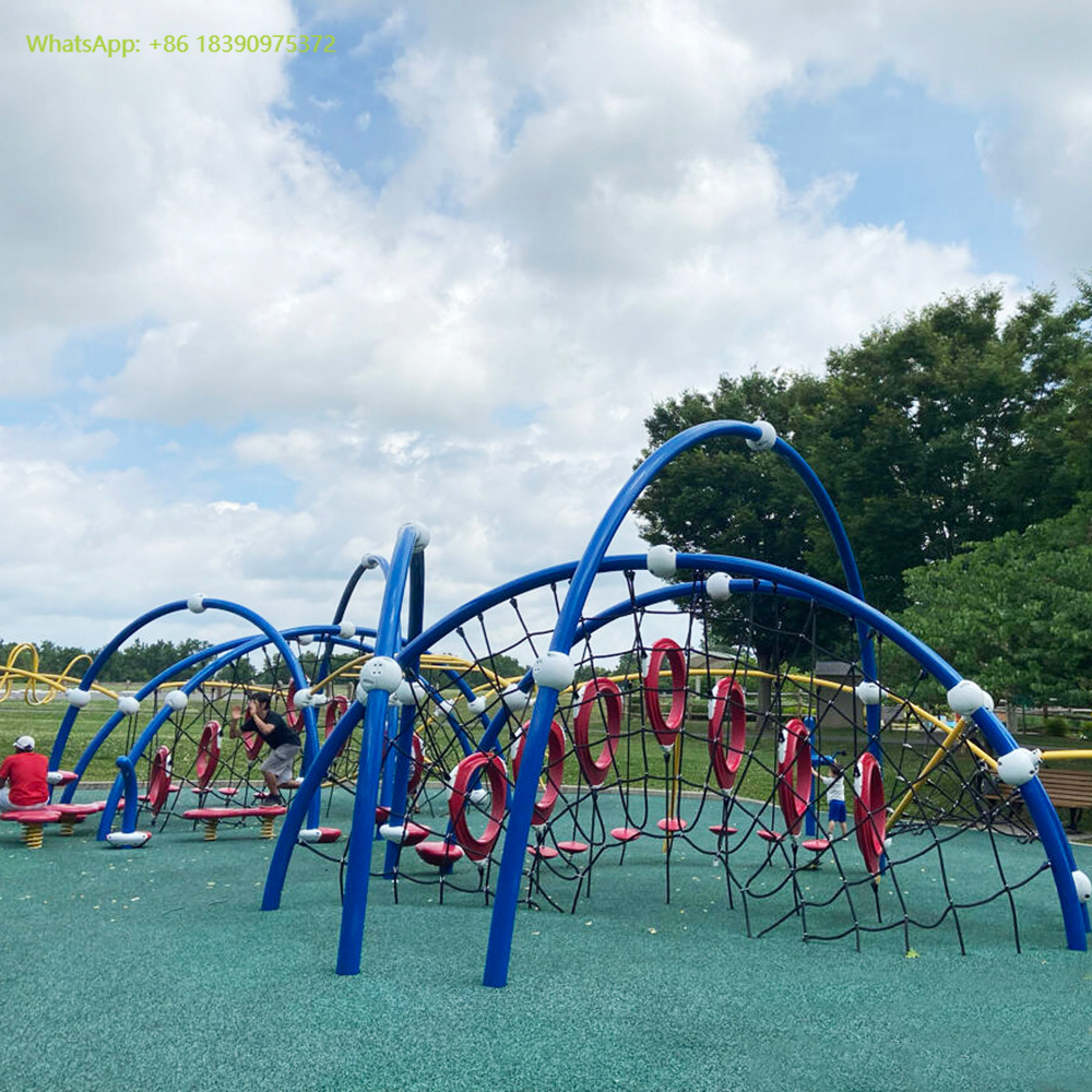 Outdoor Adventure Course - Multi-Activity Adventure Park System: Climbing Wall