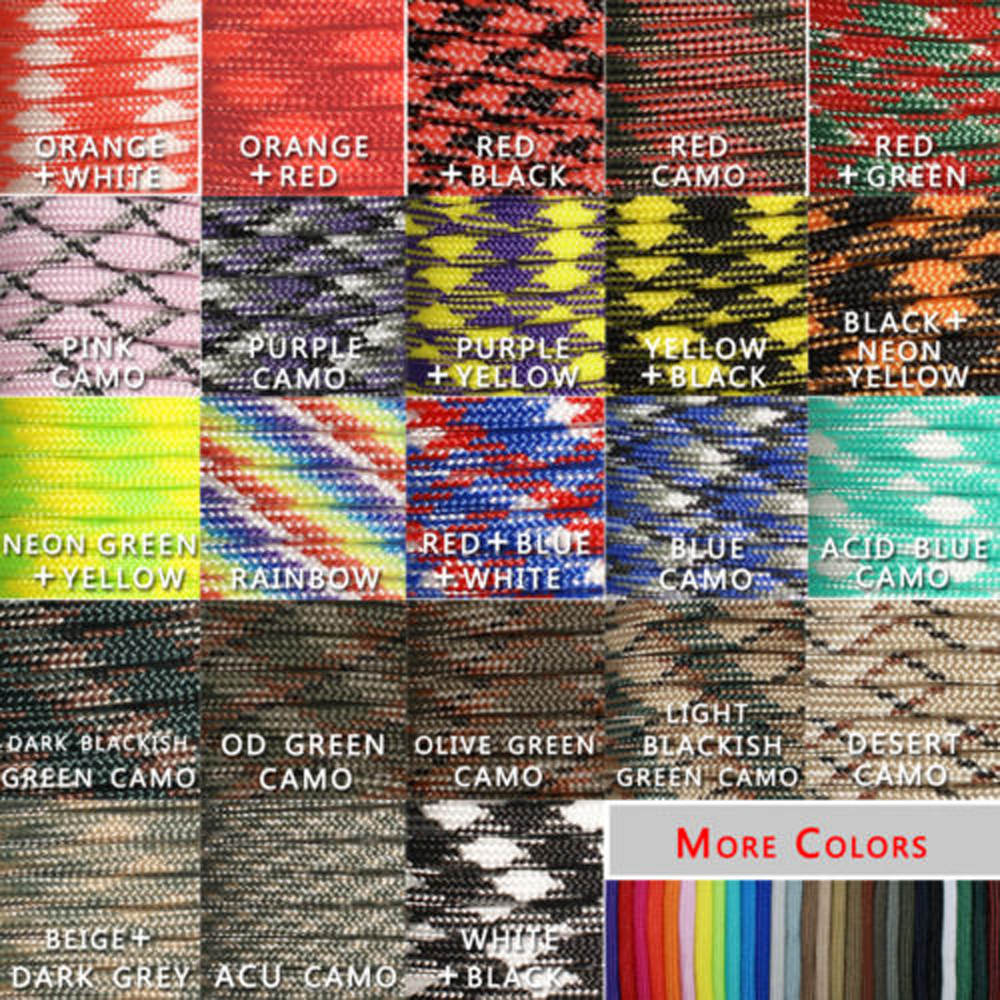 Paracord 550 Feet - 1pcs 550 Paracord Parachute Cord Lanyard