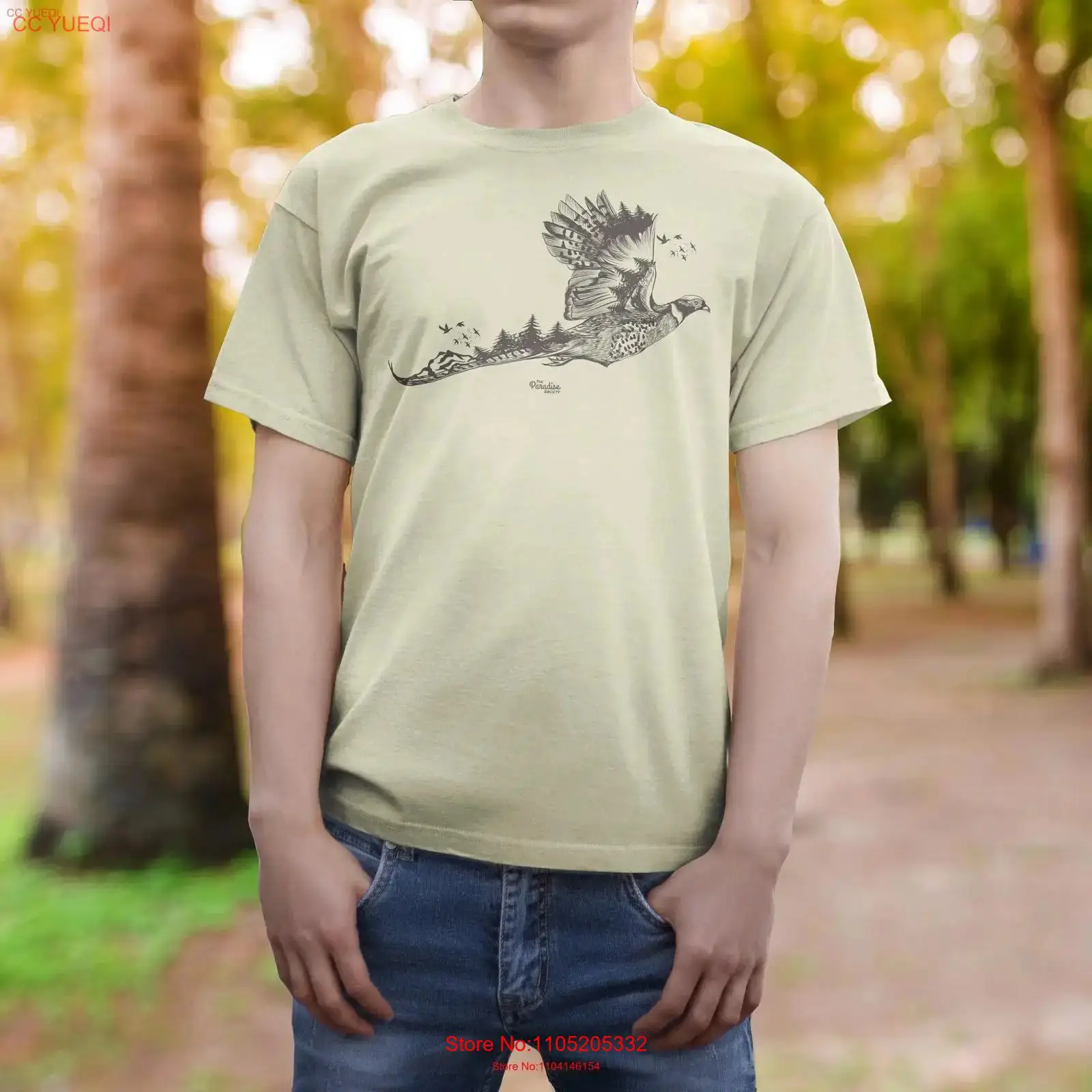 Outdoor Adventure Series - Wilderness Animal Series T Shirt Pheasant