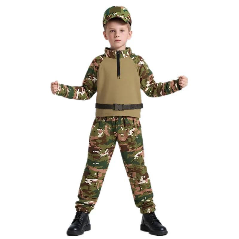 Outdoor Adventure Clothing - Kids Adults Camouflage Frog Outfit Summer
