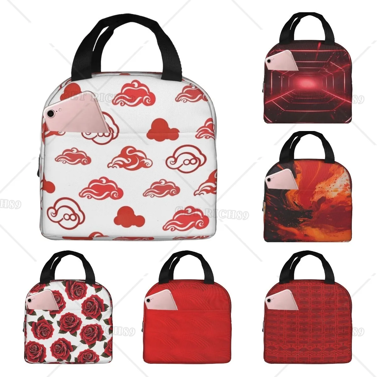 Outdoor Adventure Series - Red Series Red Clouds Insulated Lunch