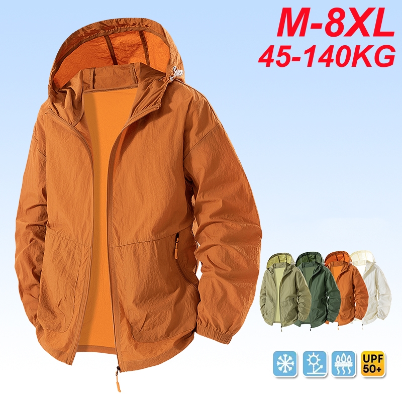 Outdoor Adventure Clothing - UPF 50+ Summer Hiking Jacket Men