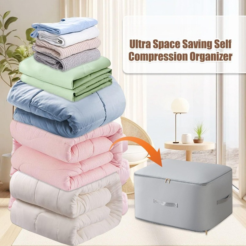 Self Compressing Vacuum Storag - Space Blanket Heavy reseña y precio