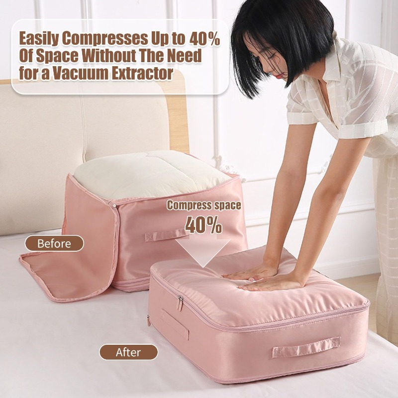 Self Compressing Vacuum Storag - Space Blanket Heavy reseña y precio