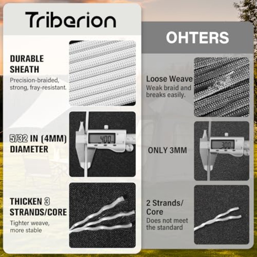 Paracord Rope 550 lb - 50 Feet - Paracord 550 Feet reseña y precio