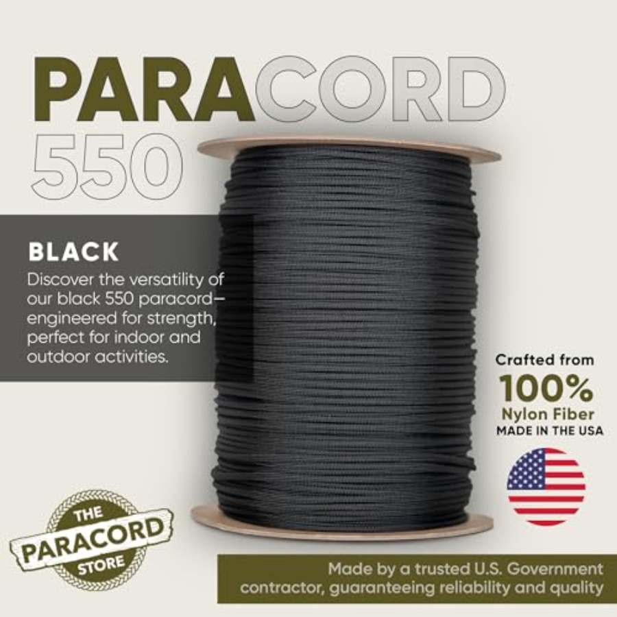 Type III 550 Paracord - 1000 F - Paracord 550 Feet reseña y precio