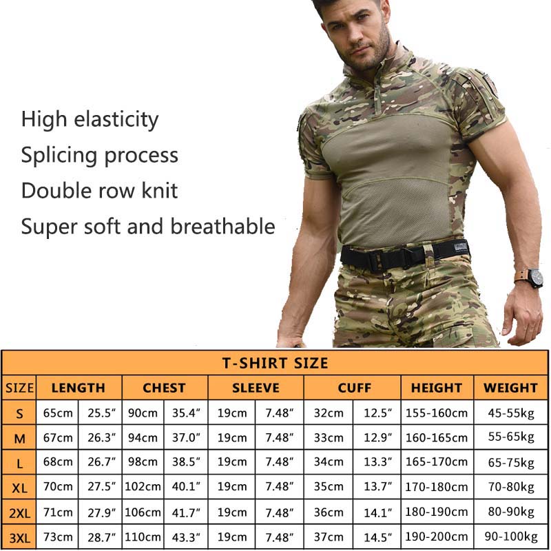 Tactical T Shirt Shirts Men Ai - Outdoor Adventure Clothing reseña y precio