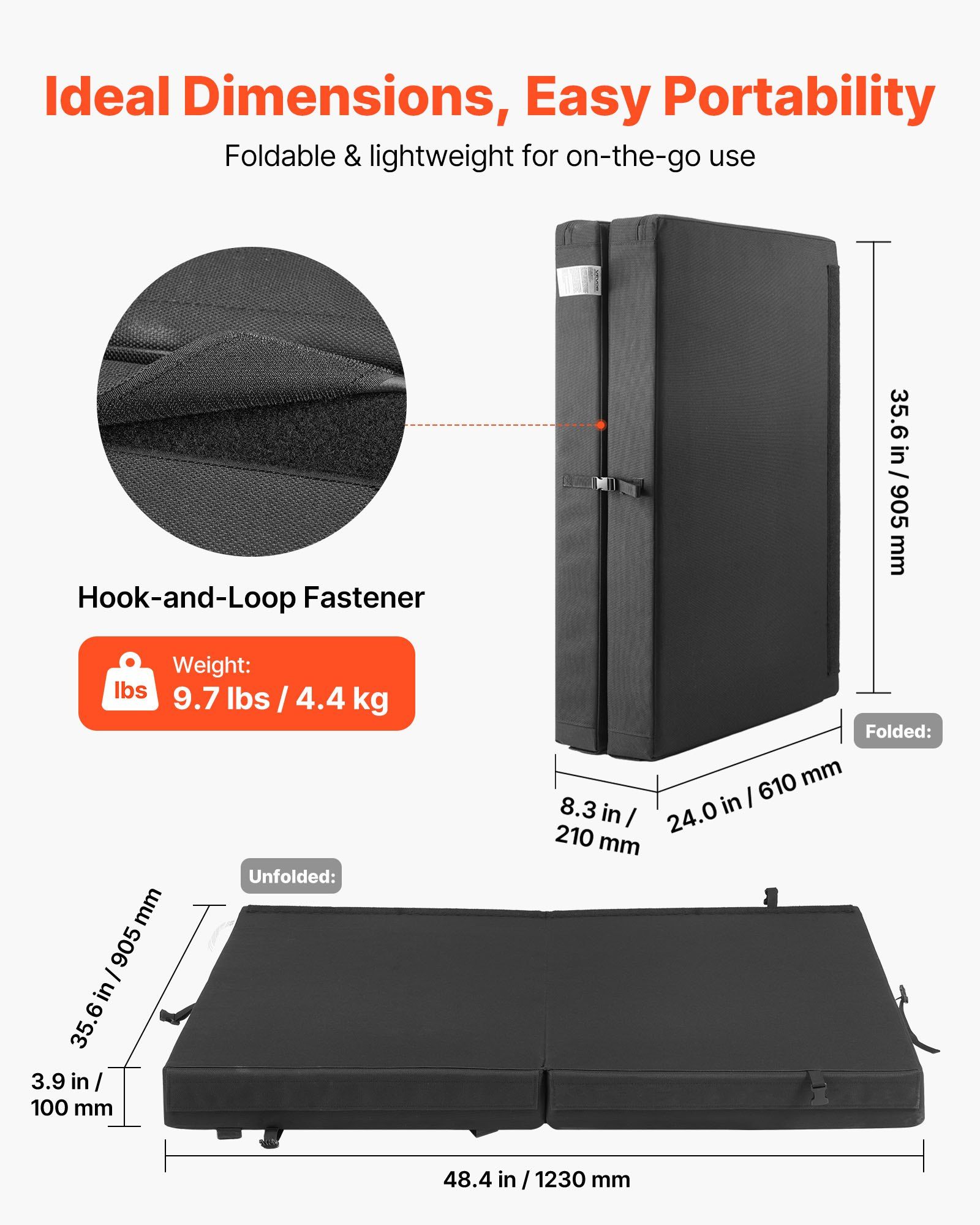 Bouldering Crash Pad, Bi-Fold  - Crash Pad Folding reseña y precio