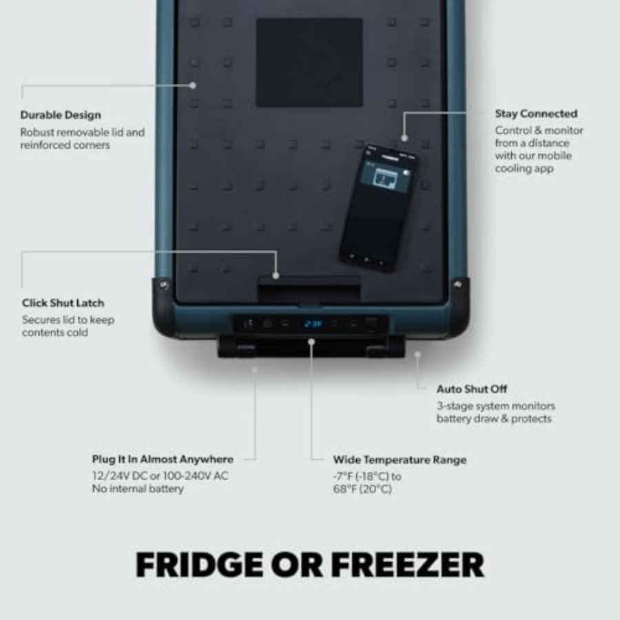 CFX Electric Cooler Portable F - Outdoor Adventure Series reseña y precio