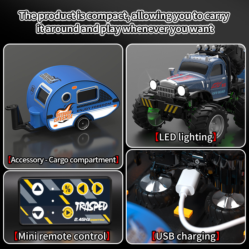 4WD Adventure 1/64 Scale Off-r - Outdoor Adventure Course reseña y precio