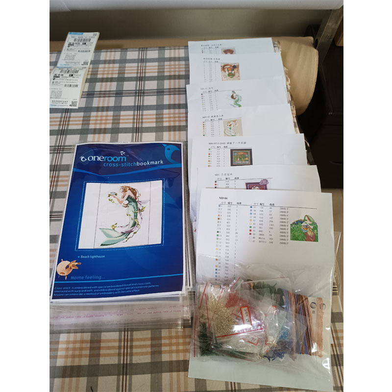 Cross Stitch Kit DIY Set Magaz - Outdoor Adventure Magazines reseña y precio