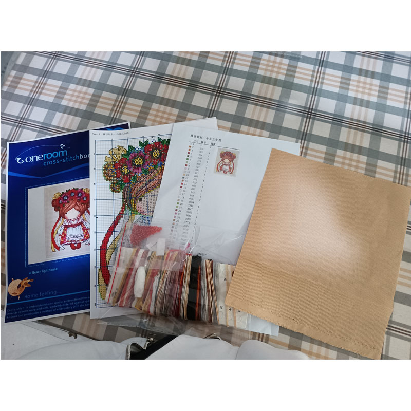 Cross Stitch Kit DIY Set Magaz - Outdoor Adventure Magazines reseña y precio