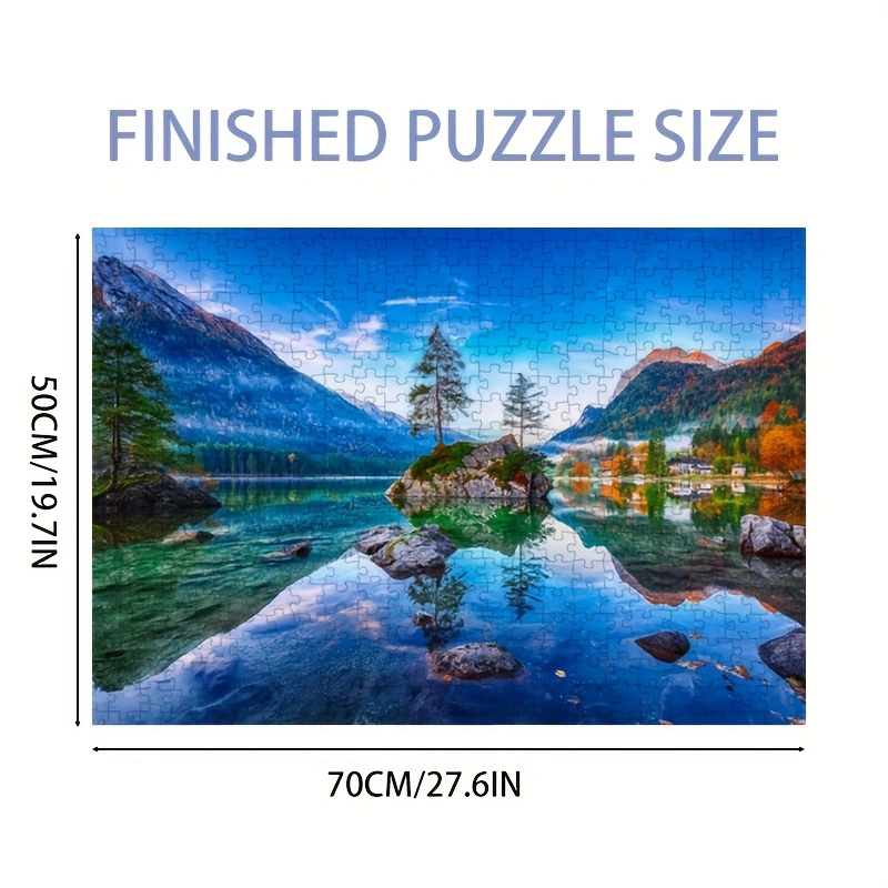 1000pcs Hintersee Lake Reflect - Outdoor Adventure Series reseña y precio