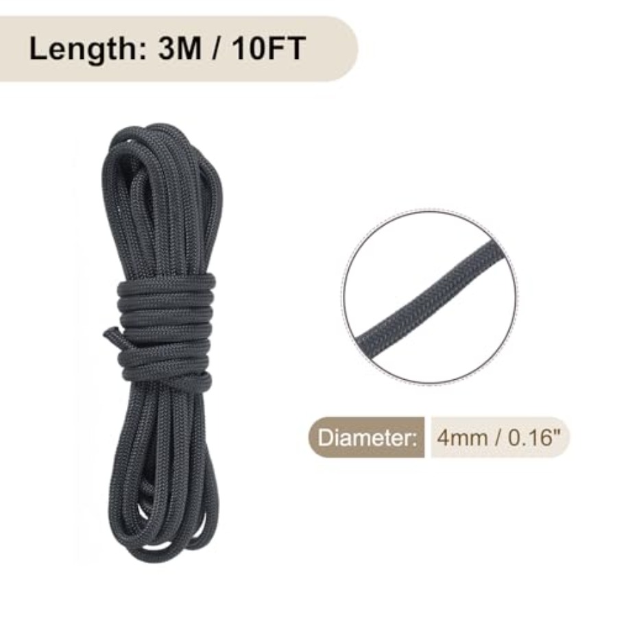 Outdoor camping tent gear: 4mm - Paracord 550 Feet reseña y precio