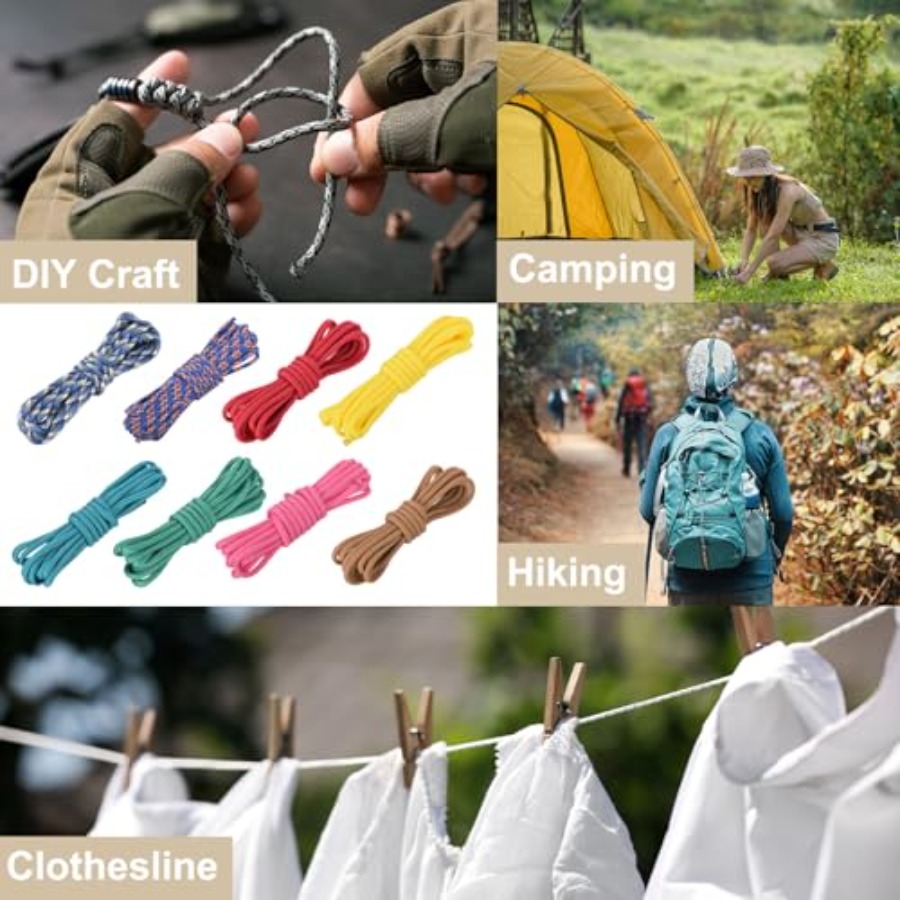 Outdoor camping tent gear: 4mm - Paracord 550 Feet reseña y precio