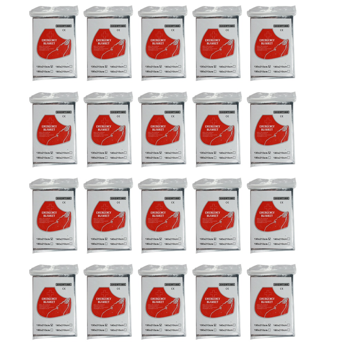 Y03A 20PCS Emergency Blankets  - Space Blanket Heavy reseña y precio