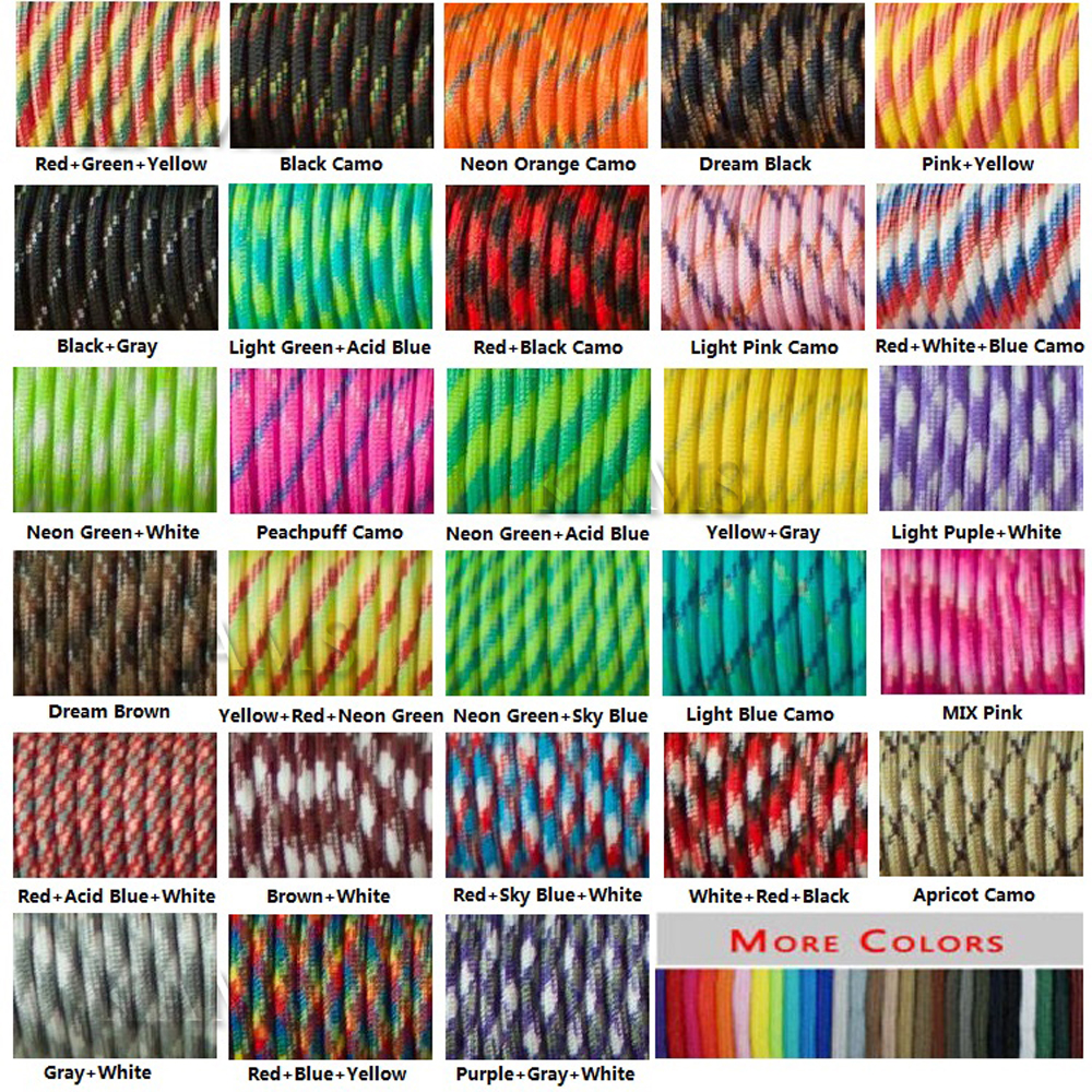 1pcs 550 Paracord Parachute Co - Paracord 550 Feet reseña y precio