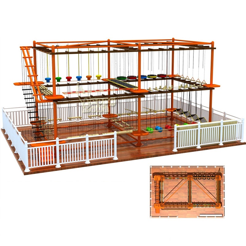 Customized Rope Course Outdoor - Outdoor Adventure Course reseña y precio