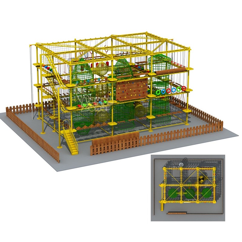 Customized Rope Course Outdoor - Outdoor Adventure Course reseña y precio