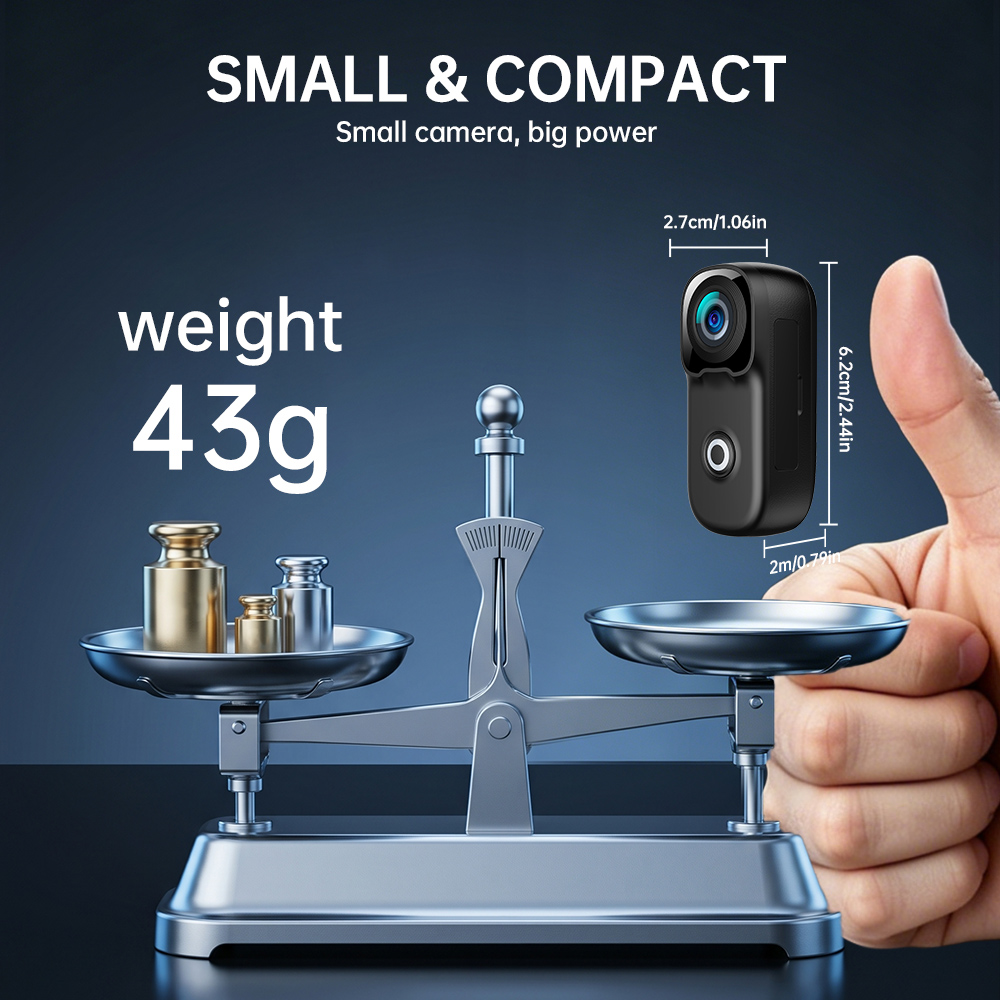 4K Thumb-Sized Action Camera W - Outdoor Adventure Series reseña y precio