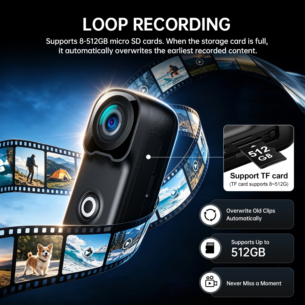 4K Thumb-Sized Action Camera W - Outdoor Adventure Series reseña y precio