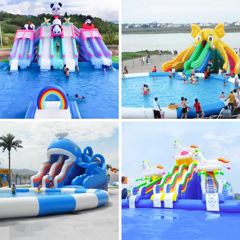 Inflatable Water Slide Park wi - Outdoor Adventure Center reseña y precio