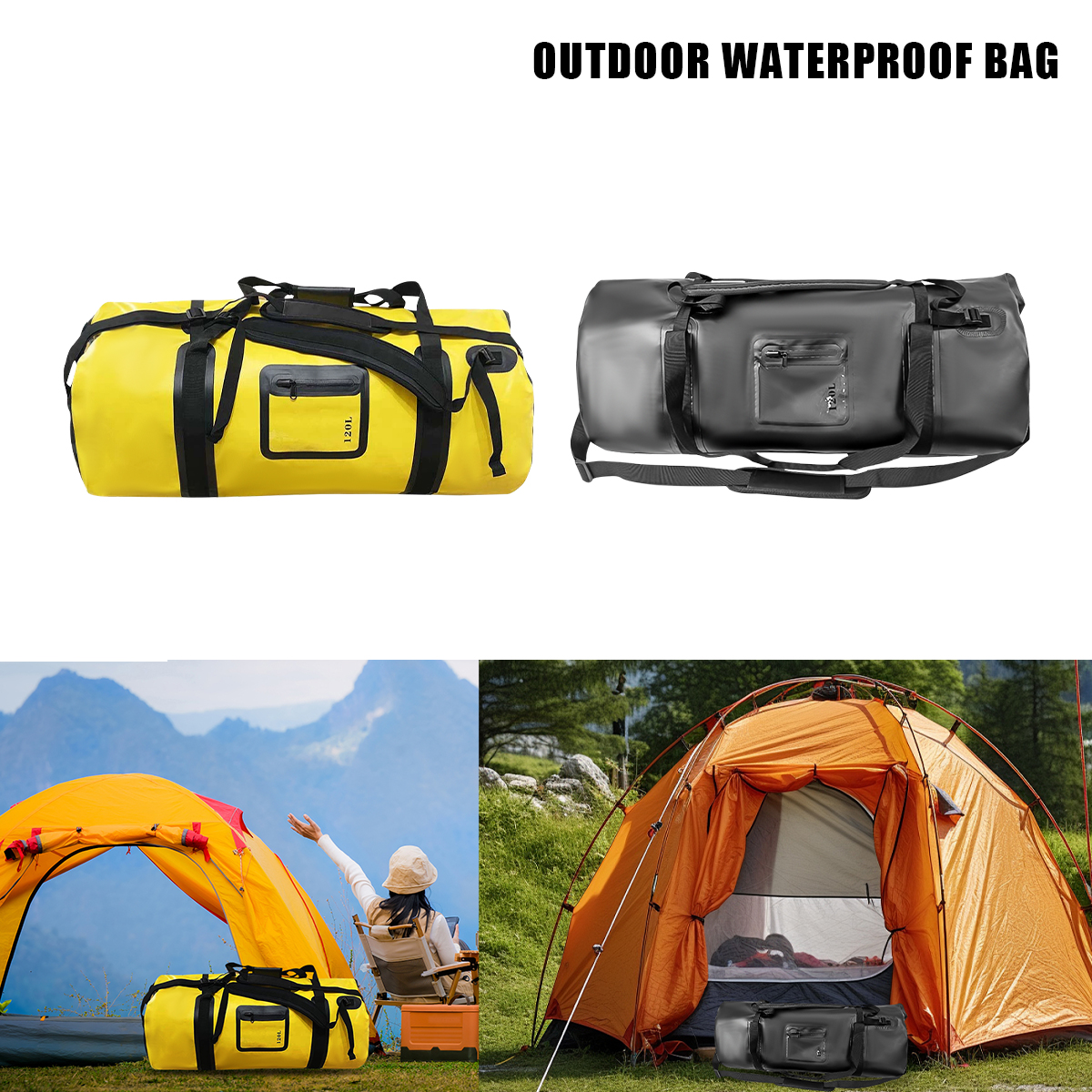 120L Large Capacity Waterproof - Outdoor Adventure Rafting reseña y precio