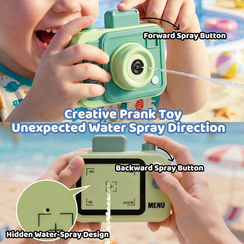 Double-sided Water Gun Camera  - Outdoor Adventure Game reseña y precio