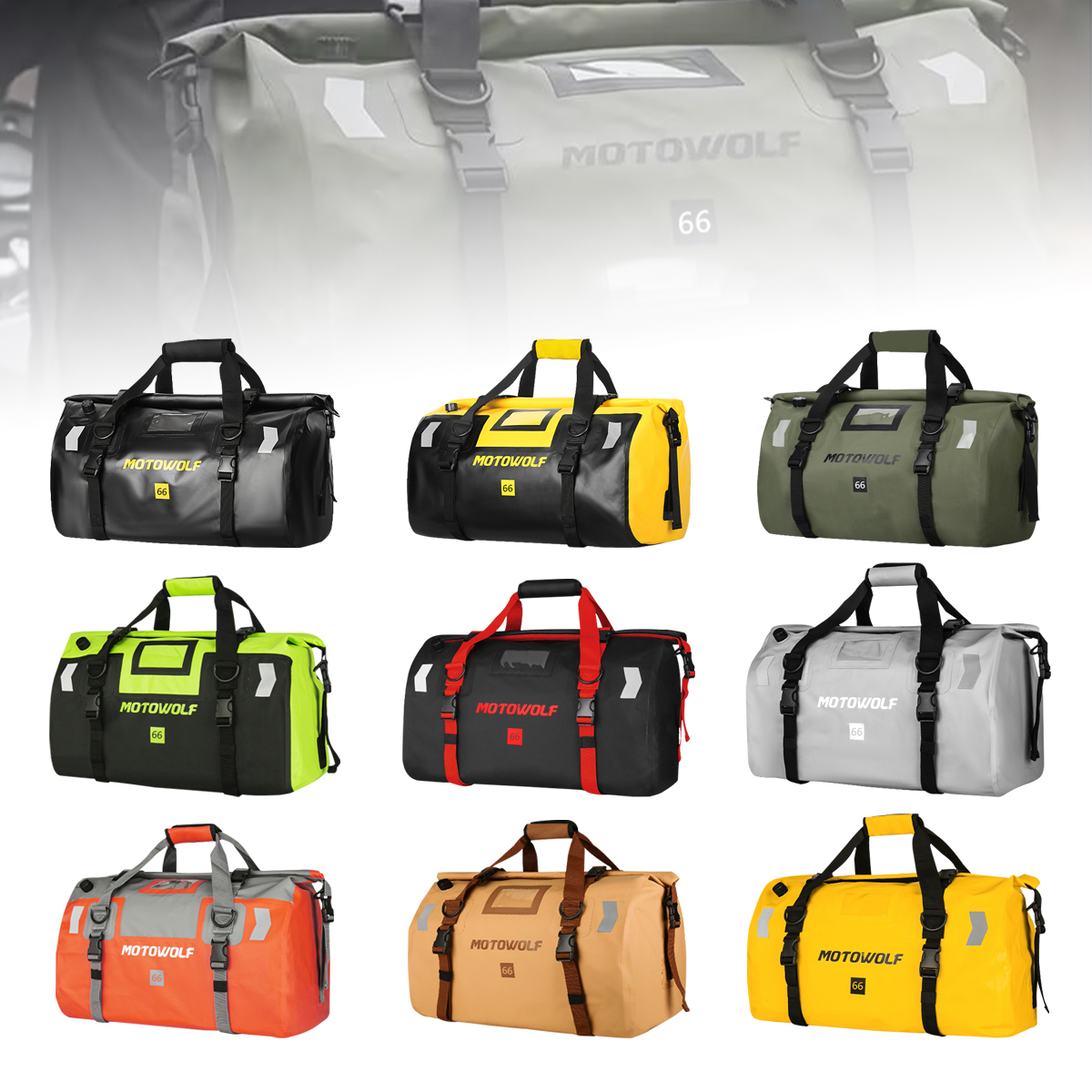 40L-66L Waterproof Duffle for  - Outdoor Adventure Rafting reseña y precio