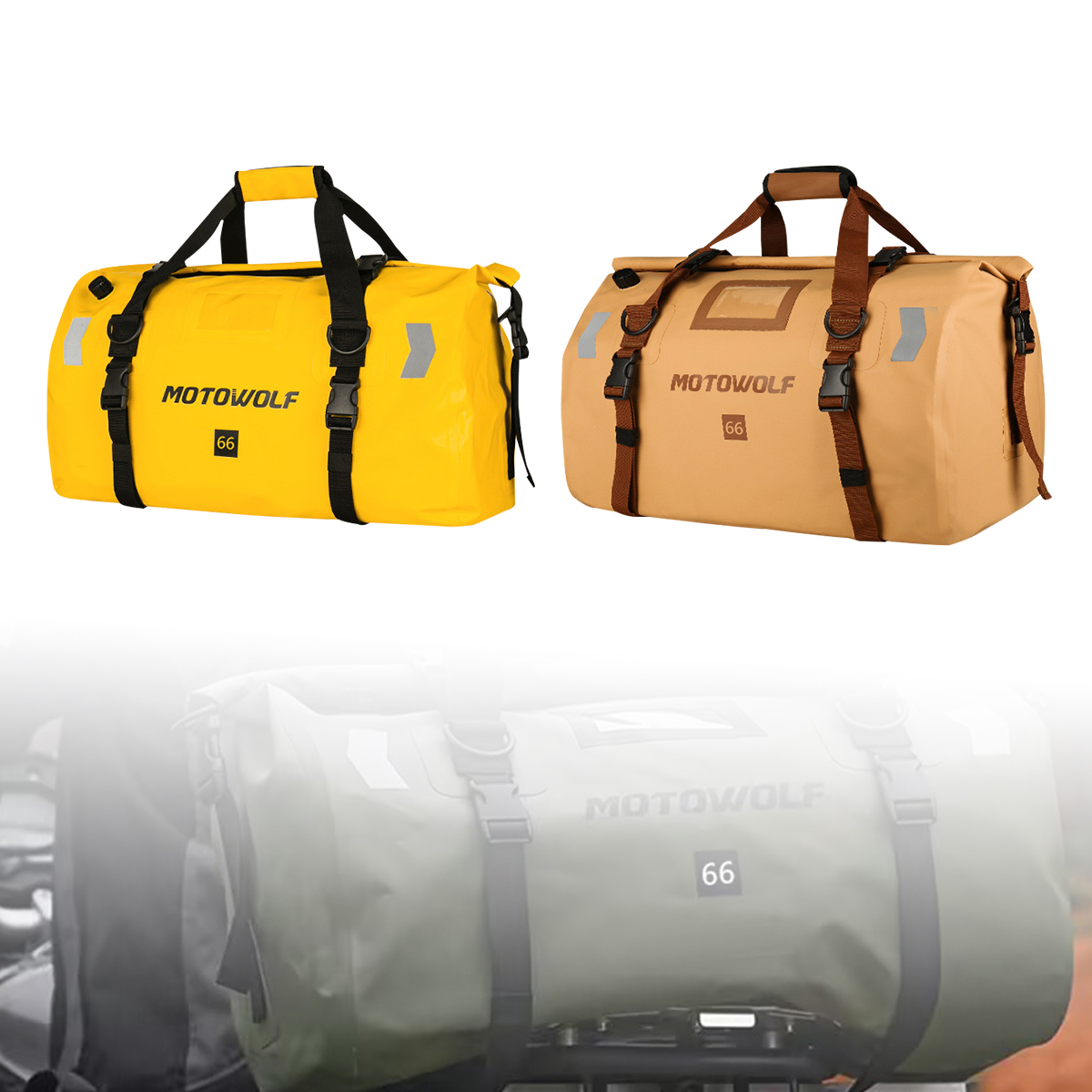 40L-66L Waterproof Duffle for  - Outdoor Adventure Rafting reseña y precio