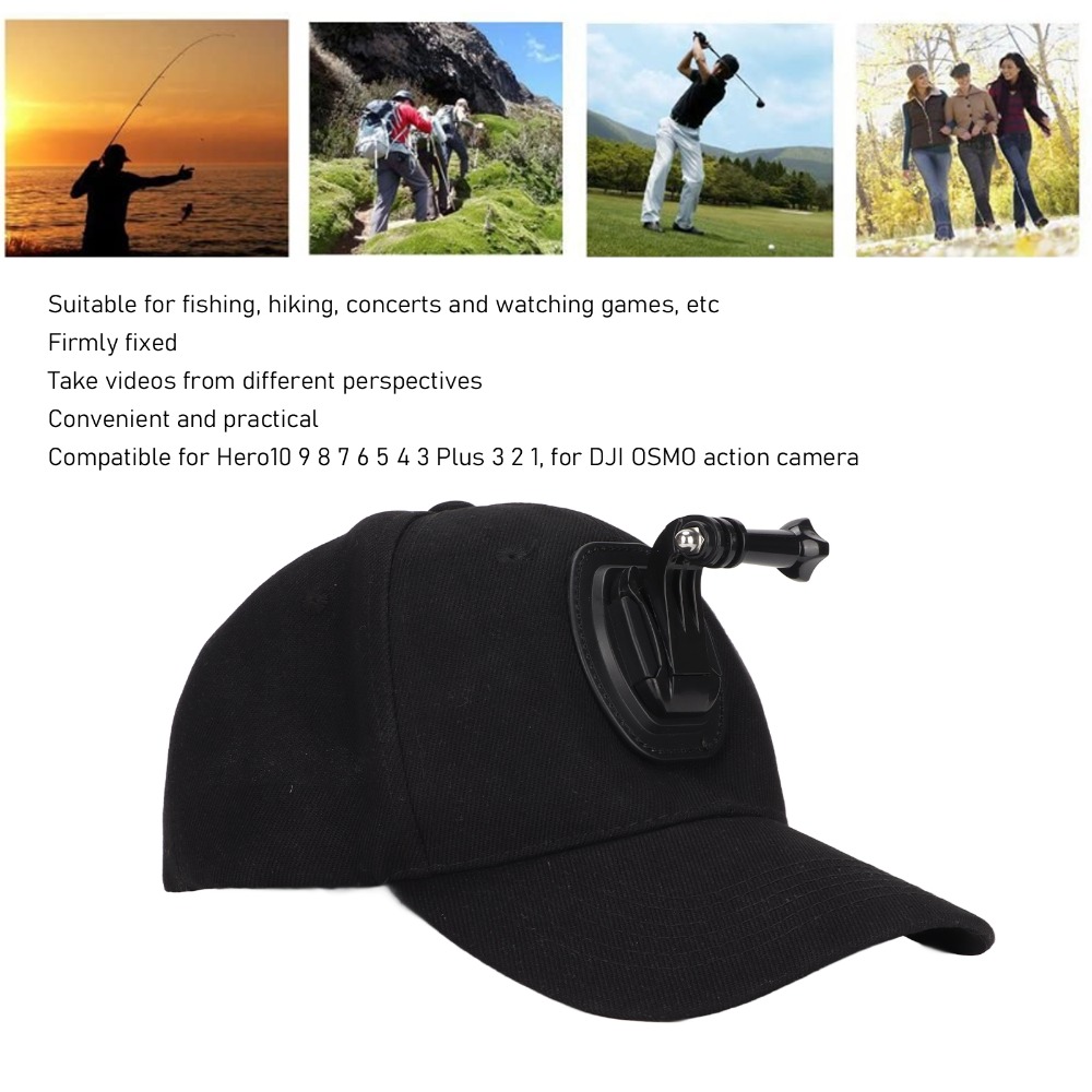 Black Sports Camera Hat Soft L - Outdoor Adventure Series reseña y precio