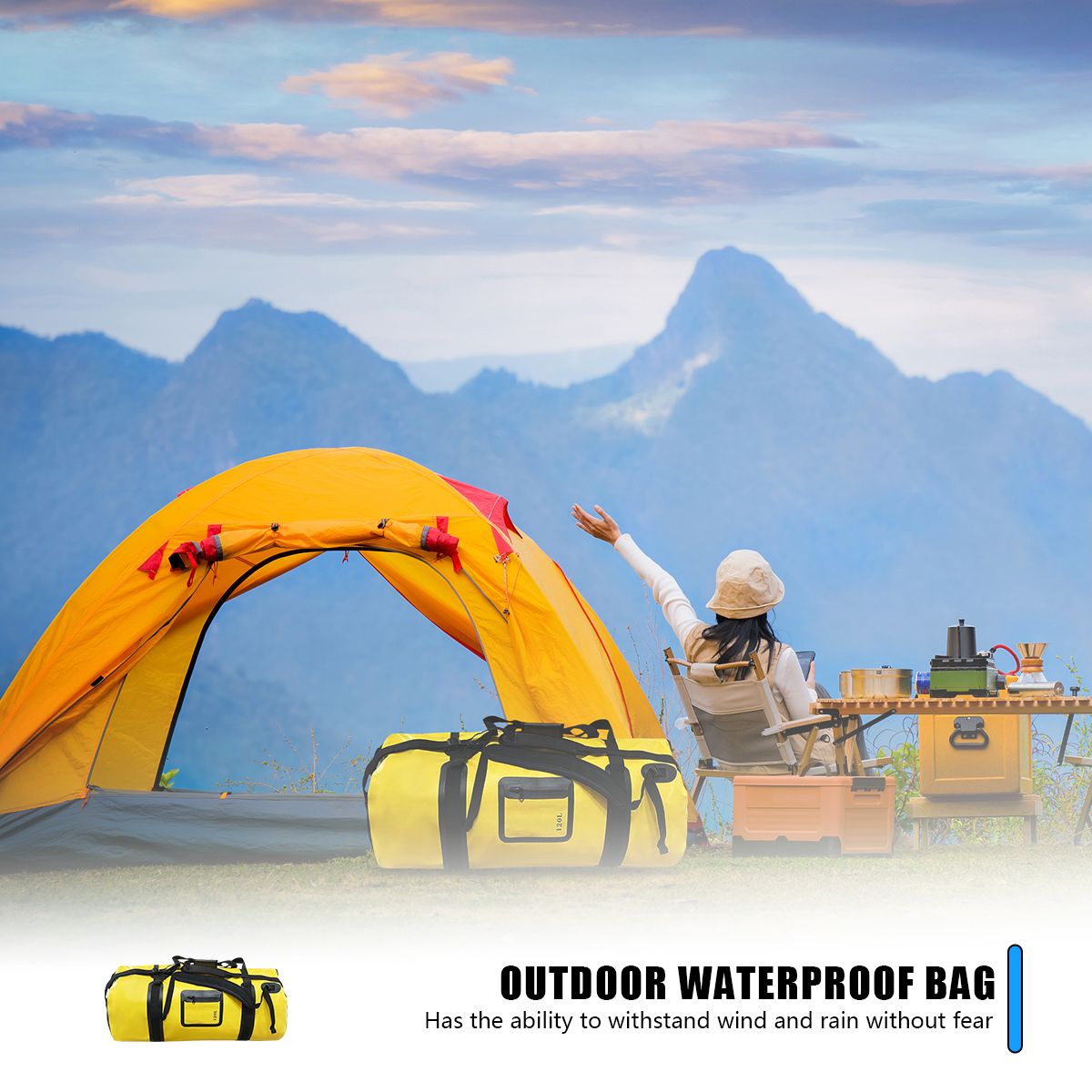 40L/66L/120L Waterproof Duffle - Outdoor Adventure Rafting reseña y precio