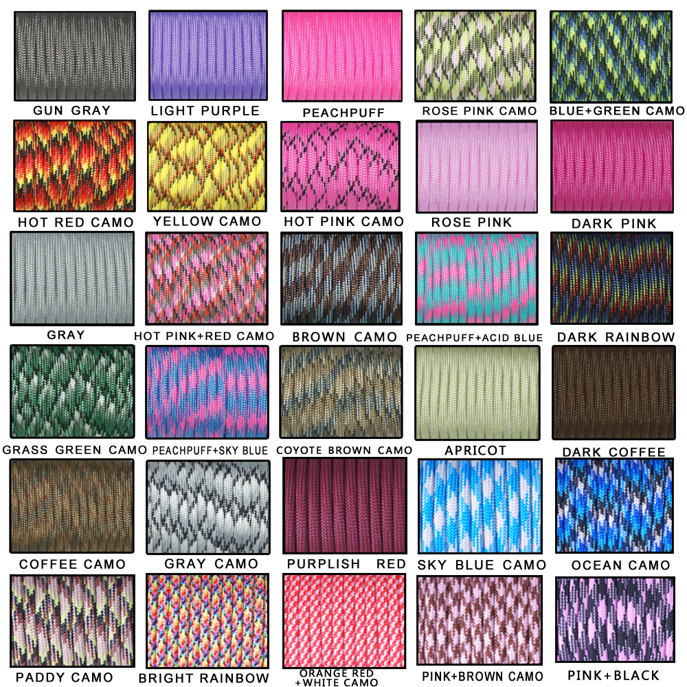 1pcs 100FT 30 Colors 550 Parac - Paracord 550 Feet reseña y precio