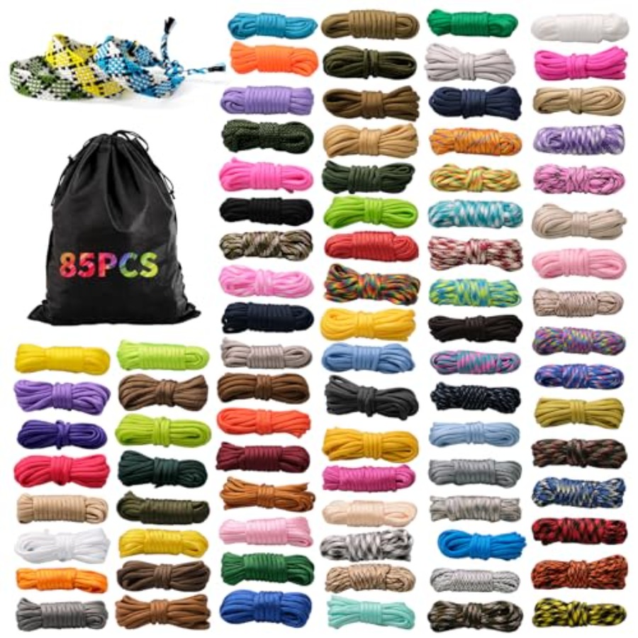 85 Pcs Paracord 550 Combo Kit  - Paracord 550 Feet reseña y precio
