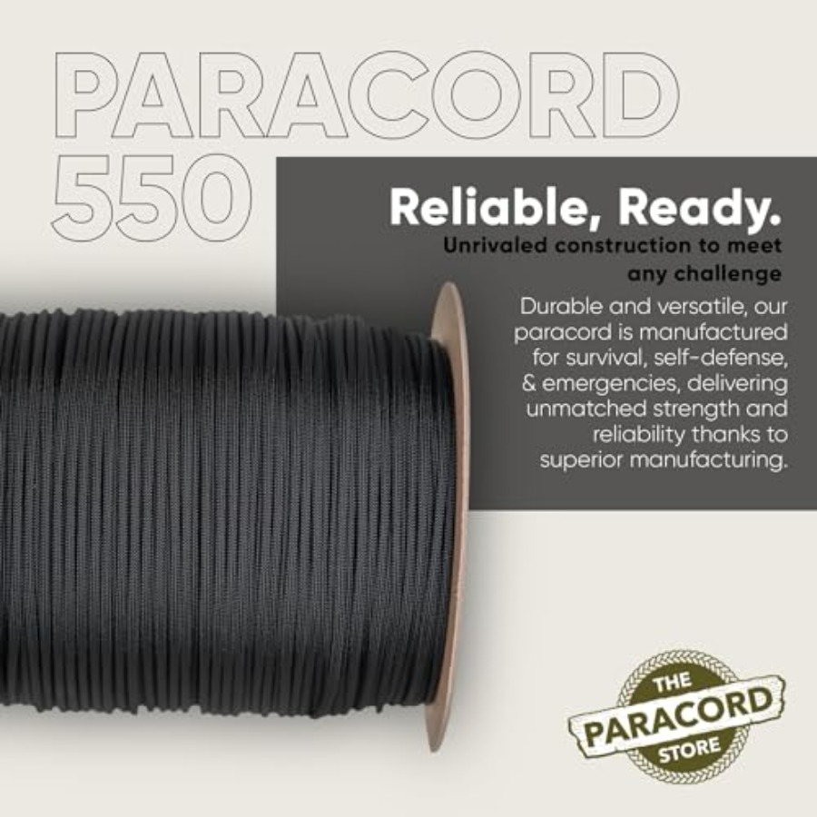 Type III 550 Paracord - 1000 F - Paracord 550 Feet reseña y precio