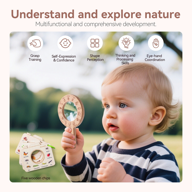 Wooden Montessori Toy Magnifyi - Outdoor Adventure Game reseña y precio
