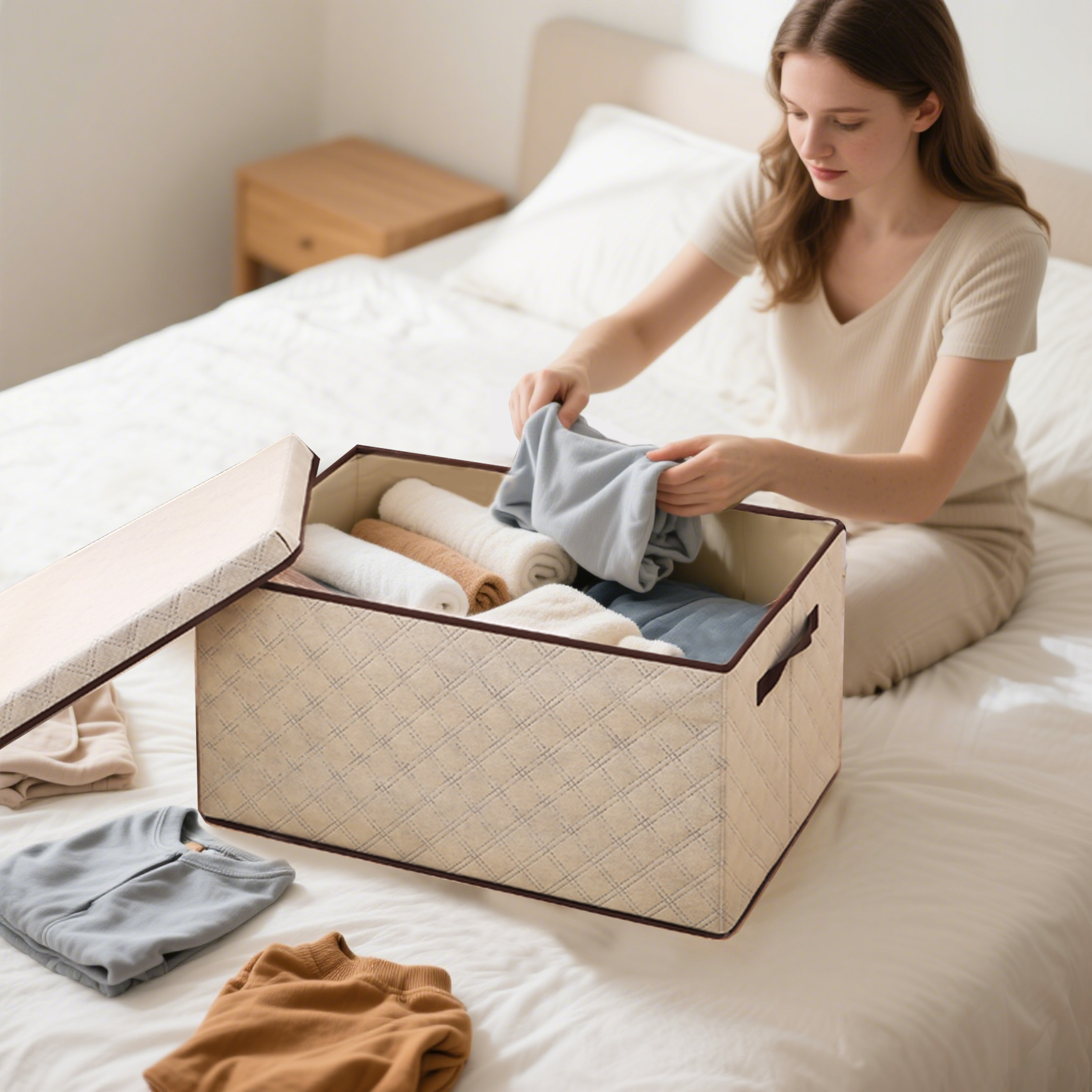Heavy-Duty Hard Storage Boxes, - Space Blanket Heavy reseña y precio