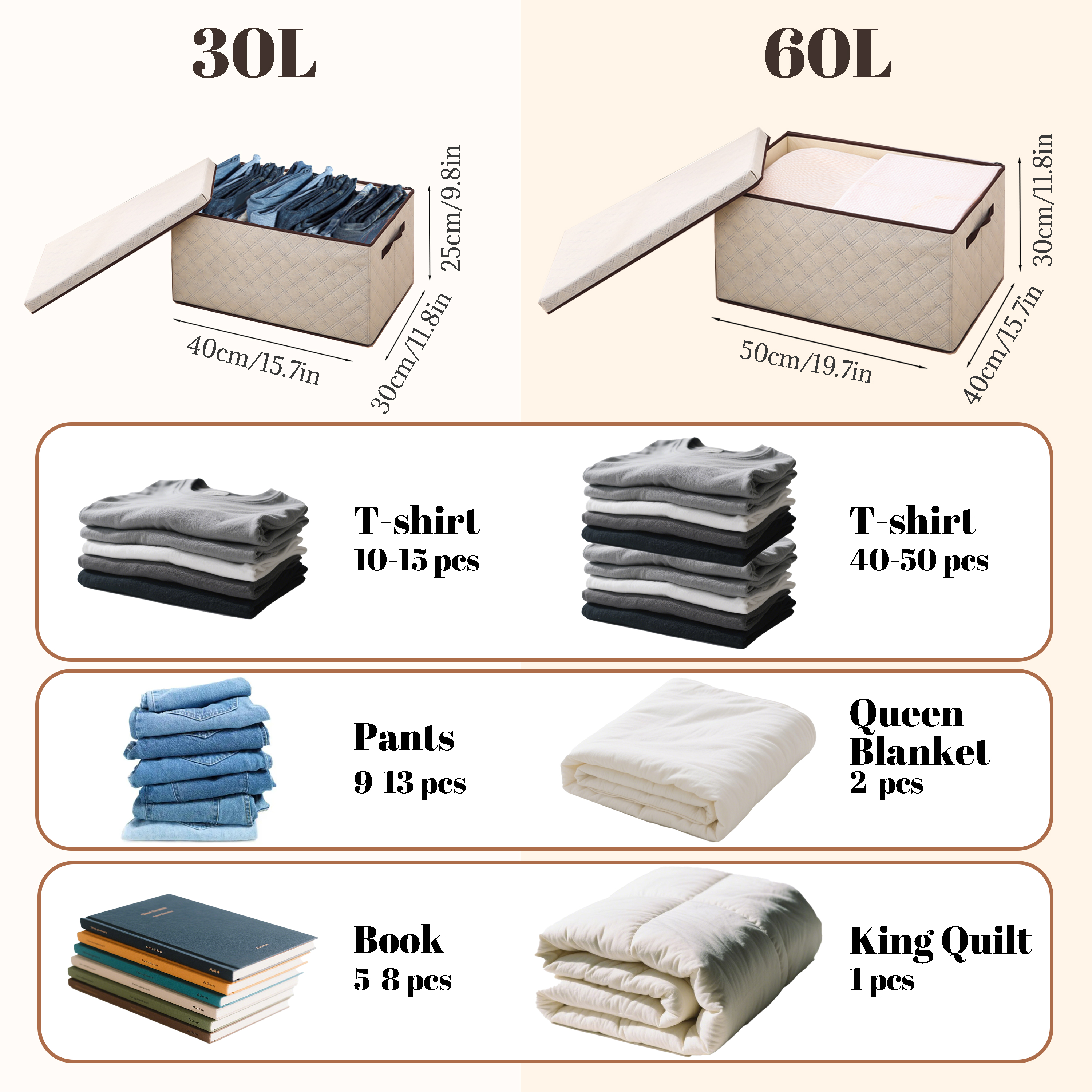 Heavy-Duty Hard Storage Boxes, - Space Blanket Heavy reseña y precio