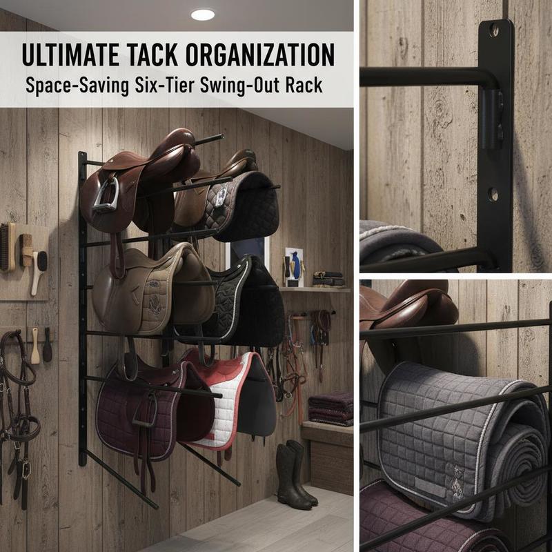 Swing Out Saddle Organizer 30. - Space Blanket Heavy reseña y precio