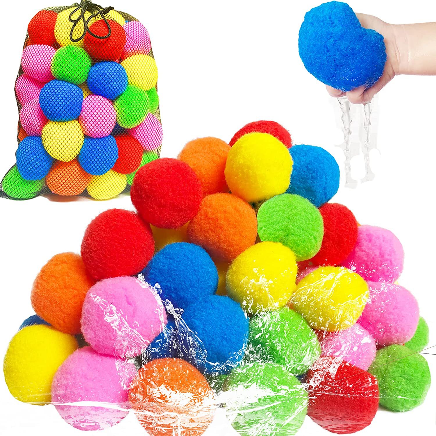 12/30/60Pcs Reusable Water Bal - Outdoor Adventure Game reseña y precio