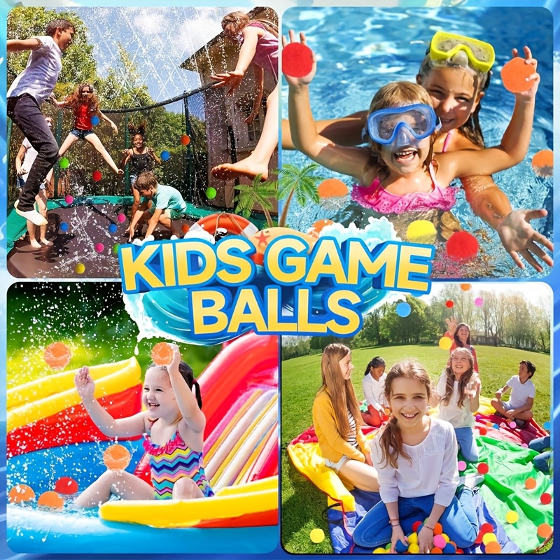 12/30/60Pcs Reusable Water Bal - Outdoor Adventure Game reseña y precio